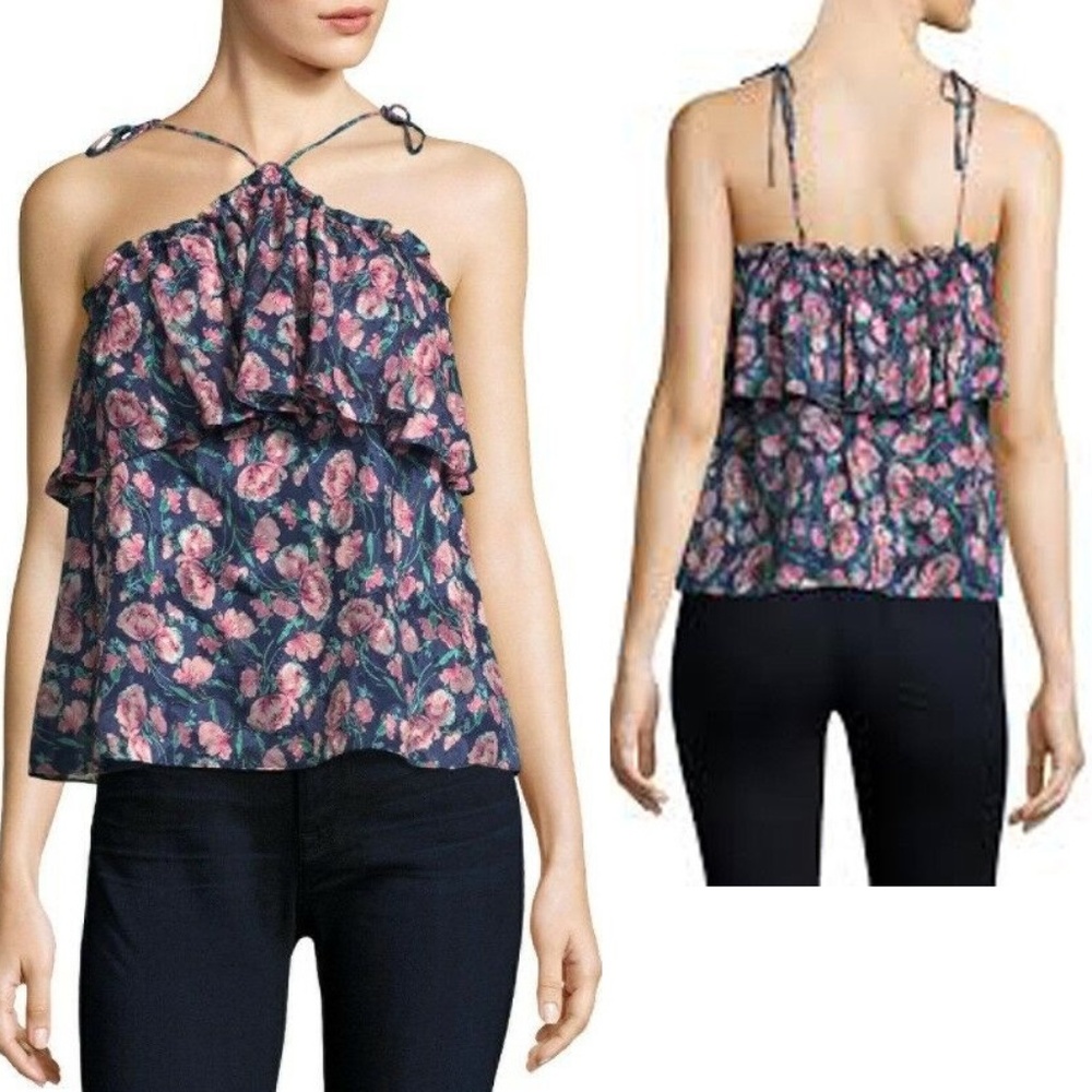 Rebecca Taylor Tea Rose Ruffle Top 6